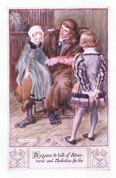 Begann über Sühne und Meditation für Sünden zu sprechen von Charles Edmund Brock